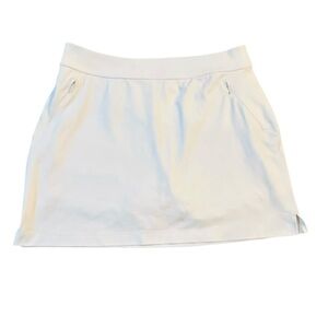 Tommy Bahama Islandzone Aubrey Skort - Womens Size Medium - White- Stretch Skirt